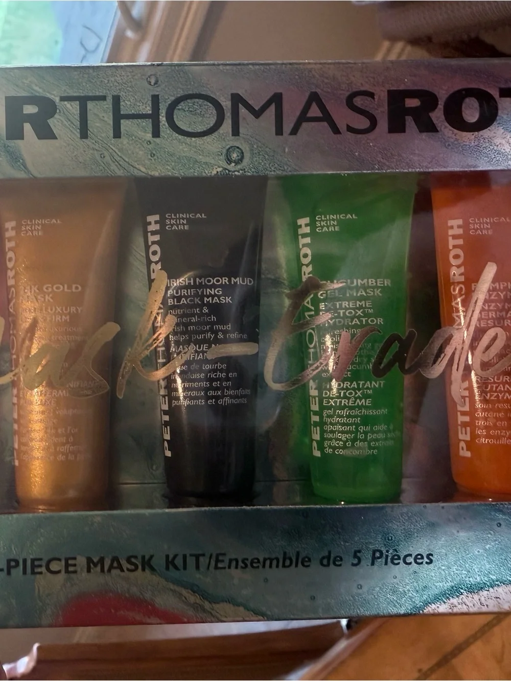 Peter Thomas Roth 5-Piece Mask Set - Pink, Gold, Black, Green, Copper